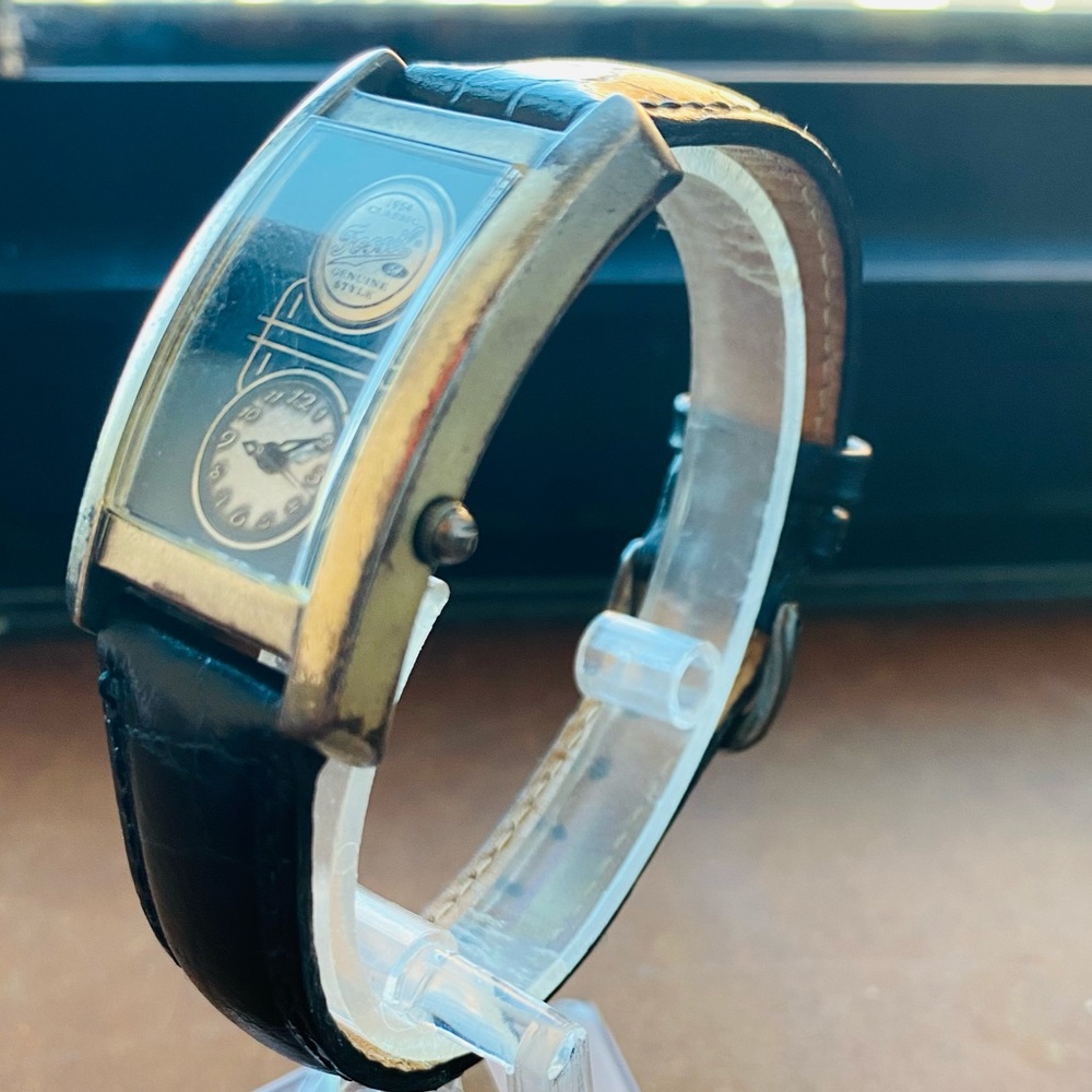1995 FOSSIL ART DECO WATCH AG-5610 - Picture 3 of 8